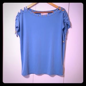 MK cold-shoulder top